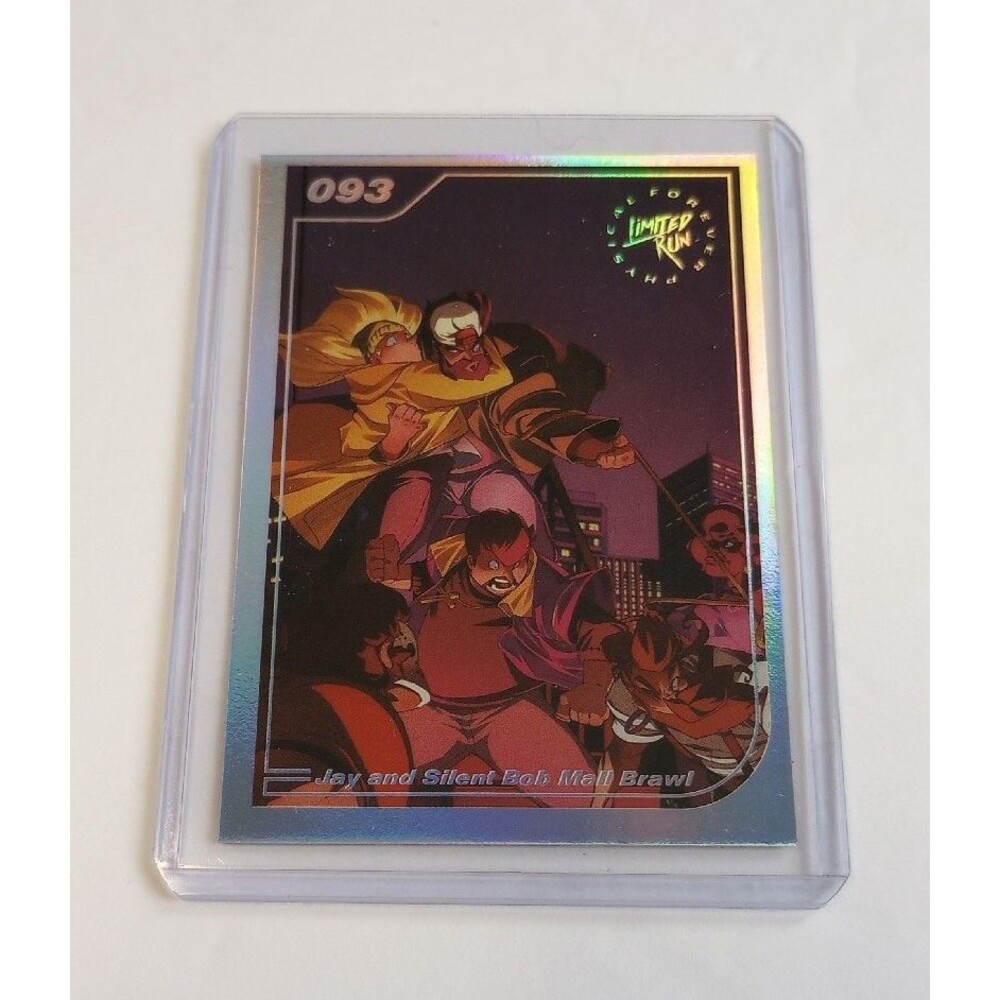Jay and Silent Bob Mall Brawl #93 Limited Run Silver Trading Card w/Protector